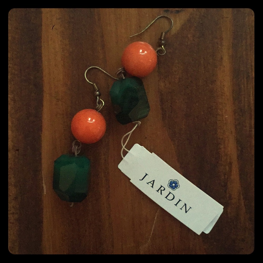 Jardin Multi Color Agate Drop Earrings